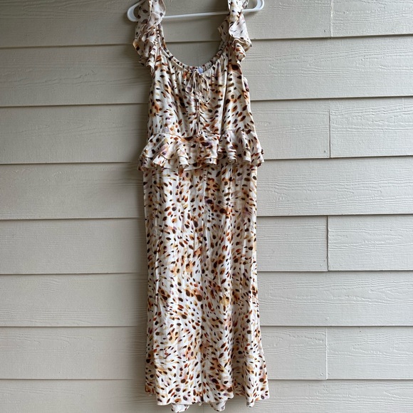 Sofia Jeans by Sofia Vergara Women’s Ruffle Sweetheart Long Midi Dress - Picture 7 of 8